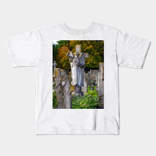 Cemetery Angel Kids T-Shirt